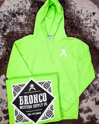 Havasu Hoodie - Neon Green – Apparel from Bronco Western Supply Co.