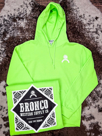 Havasu Hoodie - Neon Green - Apparel - Bronco Western Supply Co. - Bronco Western Supply Co.