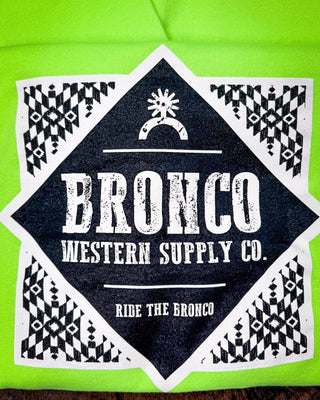 Havasu Hoodie - Neon Green – Apparel from Bronco Western Supply Co.