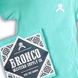 Havasu Tee - Bright Teal - Apparel - Bronco Western Supply Co. - Bronco Western Supply Co.