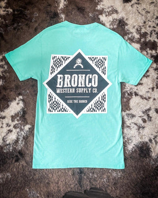 Havasu Tee - Bright Teal - Apparel - Bronco Western Supply Co. - Bronco Western Supply Co.