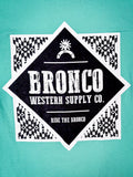 Havasu Tee - Bright Teal - Apparel - Bronco Western Supply Co. - Bronco Western Supply Co.