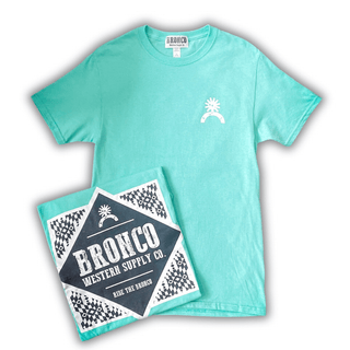 Havasu Tee - Bright Teal – Apparel from Bronco Western Supply Co.