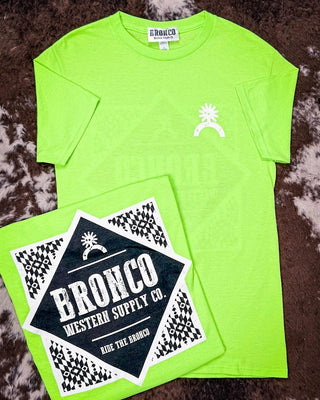 Havasu Tee - Neon Green – Apparel from Bronco Western Supply Co.