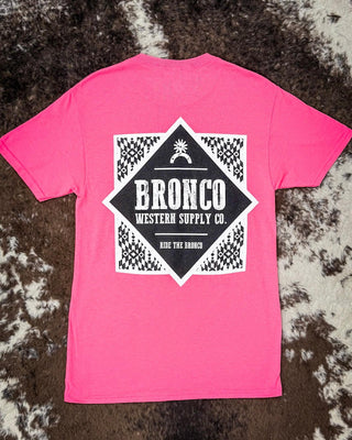 Havasu Tee - Neon Pink - Apparel - Bronco Western Supply Co. - Bronco Western Supply Co.