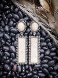 Haven Earrings - White - Jewelry - Bronco Western Supply Jewelry - Bronco Western Supply Co.