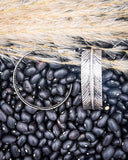 Hawk Feather Semi Hoop Fashion Earrings - Jewelry - Blue Tortoise - Bronco Western Supply Co.