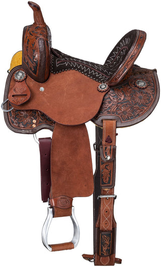 Hawley Barrel Saddle - Two Tone – Saddles & Accessories from Bronco Western Supply Co.