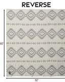 Hazy Grey Aztec Stretchy Throw - Home Decor - Carstens - Bronco Western Supply Co.