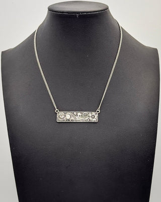 Heritage Scroll Bar Necklace – Jewelry from Bronco Western Supply Co.