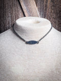 Hexi Choker Fashion Necklace - Jewelry - Blue Tortoise - Bronco Western Supply Co.