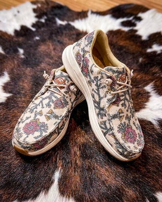 Rosethorn Hooey Feather X Casual Shoes by Twisted X