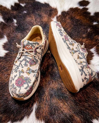 Rosethorn Hooey Feather X Casual Shoes by Twisted X