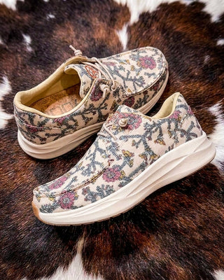 Rosethorn Hooey Feather X Casual Shoes by Twisted X