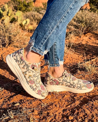 Rosethorn Hooey Feather X Casual Shoes by Twisted X