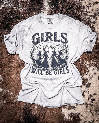 Girls Will Be Girls Witch Graphic Tee or Pullover