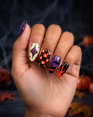 Fall Western Press-On Nails