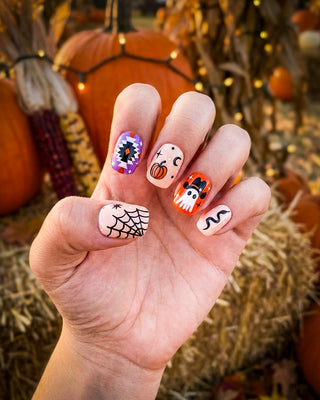 Fall Western Press-On Nails