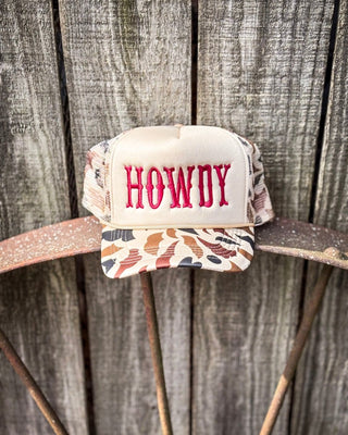 High Desert Howdy Embroidered Trucker Cap – Accessories from Bronco Western Supply Co.