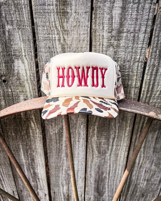 High Desert Howdy Embroidered Trucker Cap – Accessories from Bronco Western Supply Co.