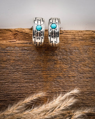 High Voltage Western Hoop Earrings – Jewelry from Bronco Western Supply Co.