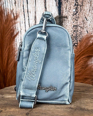 Highline Sling Bag in Pewter by Wrangler – Purses & Wallets from Bronco Western Supply Co.