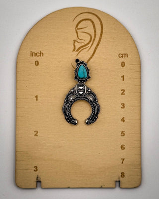 Highmark Squash Blossom Dangle Earrings – Jewelry from Bronco Western Supply Co.