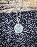 Hobbs Pendant Fashion Necklace - Jewelry - Blue Tortoise - Bronco Western Supply Co.