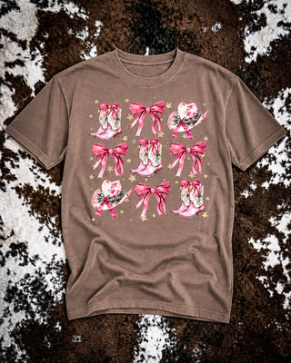 Holly Boots & Bows Graphic Tee or Sweatshirt