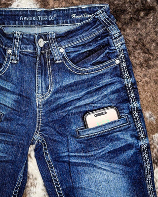 Honor Dark Trouser Jeans – Apparel from Bronco Western Supply Co.