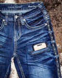 Honor Dark Trouser Jeans - Apparel - Cowgirl Tuff Company - Bronco Western Supply Co.