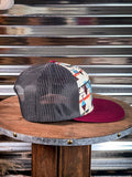 Horizon Hooey Hat - Cream/Maroon - Accessories - Hooey - Bronco Western Supply Co.