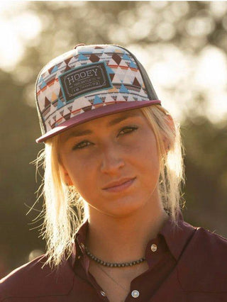 Horizon Hooey Hat - Cream/Maroon – Accessories from Bronco Western Supply Co.