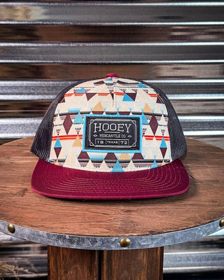 Horizon Hooey Hat - Cream/Maroon – Accessories from Bronco Western Supply Co.