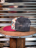 Horizon Hooey Hat - Cream/Maroon - Accessories - Hooey - Bronco Western Supply Co.