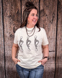 Horse Bits Graphic Tee - Cream - Shirts & Tops - The Branded Blue Roan - Bronco Western Supply Co.
