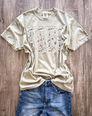 Howdy Camo Graphic Tee – Apparel from Bronco Western Supply Co.