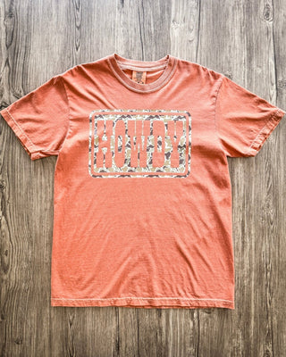 Howdy Camo Graphic Tee – Apparel from Bronco Western Supply Co.