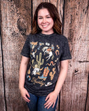 Howdy Hoedown Graphic Tee - Black - Apparel - Lotus Fashion - Bronco Western Supply Co.