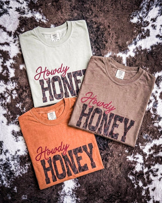 Howdy Honey Graphic Tee – Apparel from Bronco Western Supply Co.
