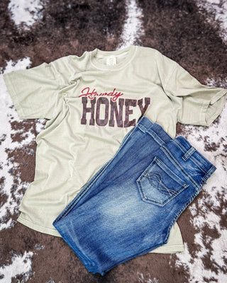 Howdy Honey Graphic Tee – Apparel from Bronco Western Supply Co.