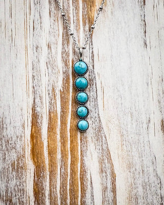 Ilaria Genuine Turquoise Necklace – Jewelry from Bronco Western Supply Co.