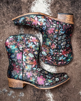 Ingrid Floral Booties by Roper – Women's Shoes from Bronco Western Supply Co.