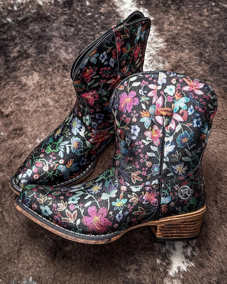 Ingrid Floral Booties by Roper – Women's Shoes from Bronco Western Supply Co.