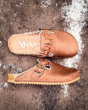 Iris Slip - on Mule in Tan by Very G - Women's Shoes - Very G - Bronco Western Supply Co.