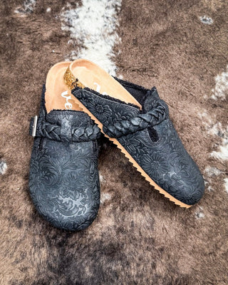Iris Tooled Slip on Mule in Black by Very G – Women's Shoes from Bronco Western Supply Co.