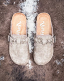 Iris Tooled Slip on Mule in Taupe by Very G - Women's Shoes - Very G - Bronco Western Supply Co.