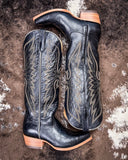 Isabel Black Star Leather Boots - Midnight and Copper - Women's Shoes - Black Star - Bronco Western Supply Co.
