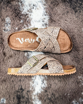 Jada Sandal in Brown by Very G – Women's Shoes from Bronco Western Supply Co.