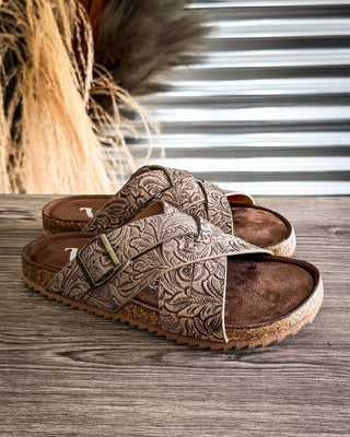 Jada Sandal in Brown by Very G – Women's Shoes from Bronco Western Supply Co.